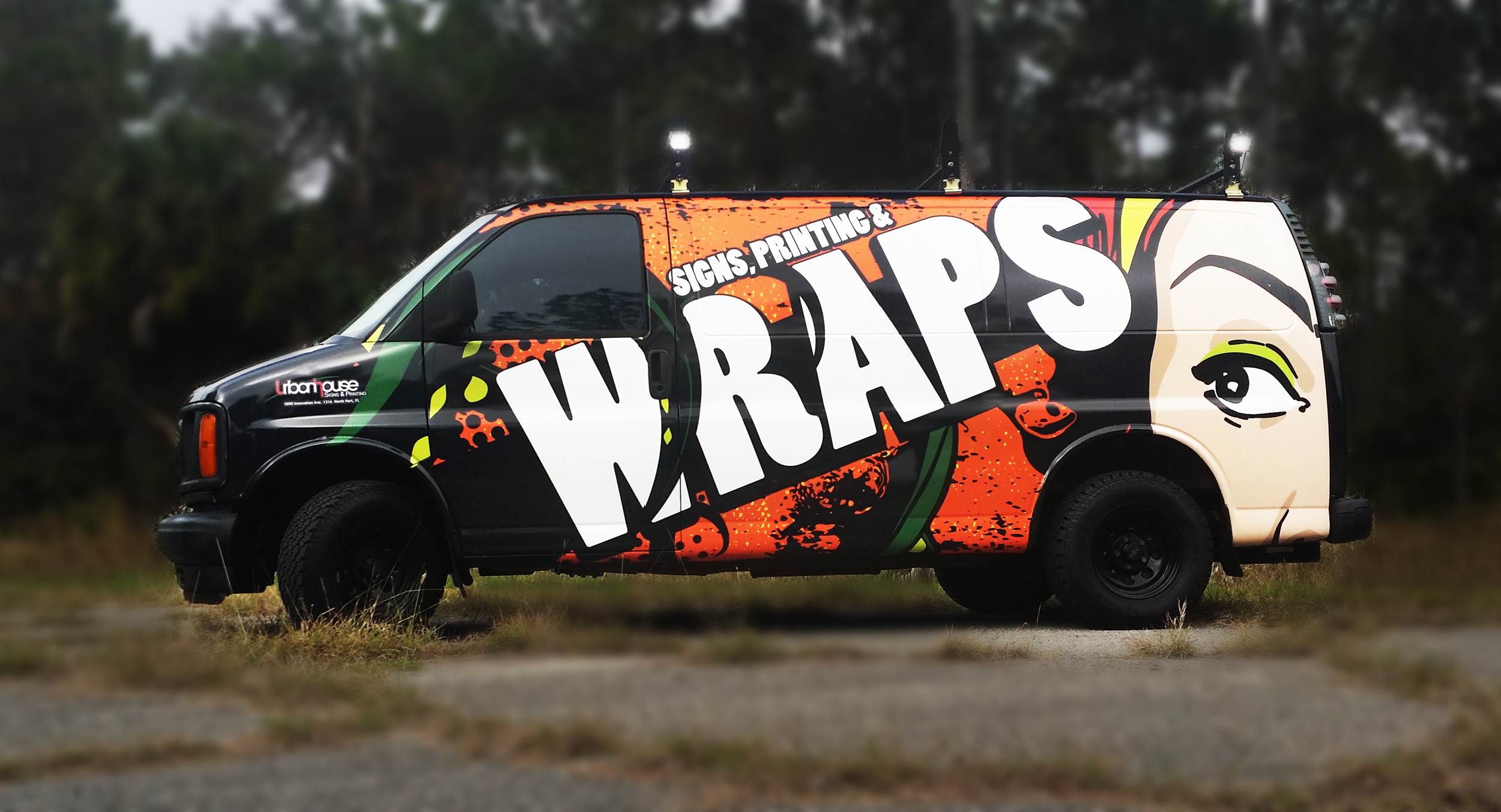 Urban House LLC Wrapped Van